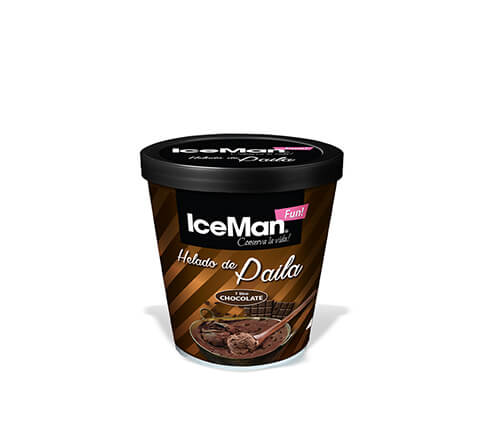 Helado de Paila Chocolate - IceMan