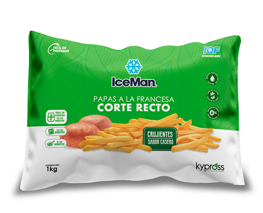 Papas A La Francesa Corte Recto - IceMan